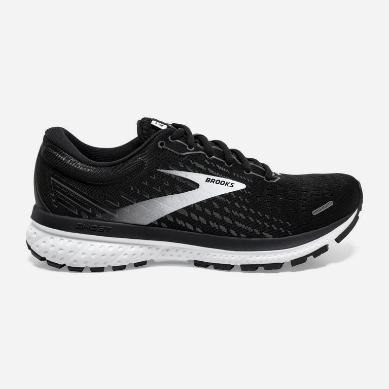 Brooks Ghost 13 Womens Road Running Shoes - Black/Blackened Pearl/White - Philippines (206394PRF)